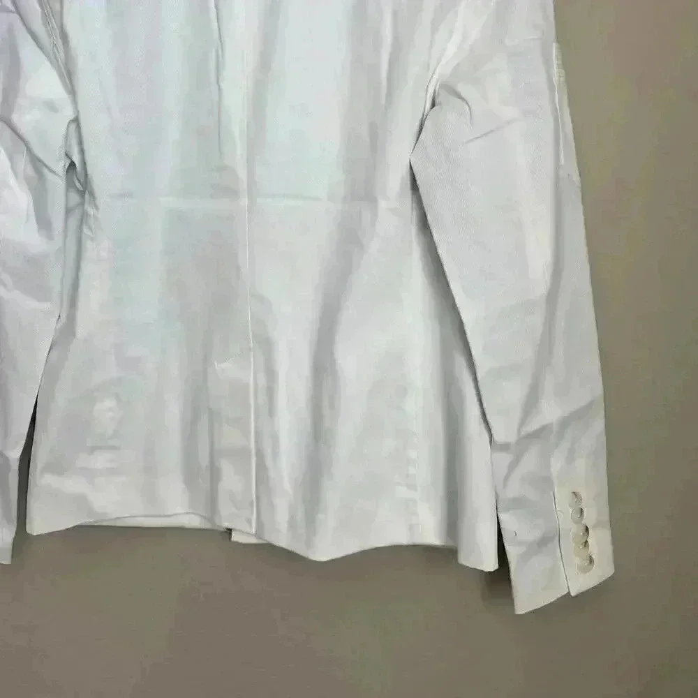 Anthropologie Neve Utility Jacket White Size 8‎
